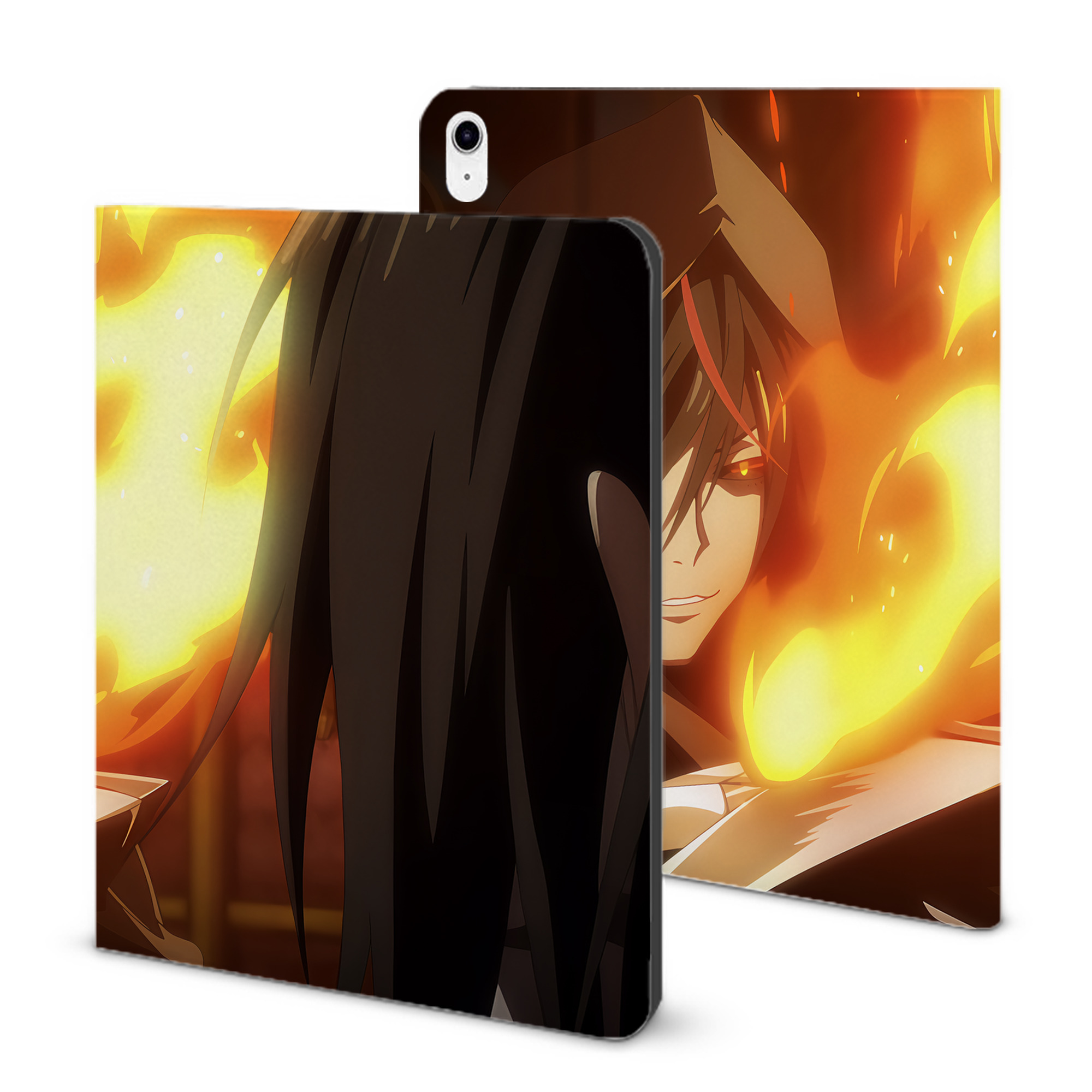 （画像用） 転スラ Regarding Reincarnated to Slime IPad ケース ブック型 PUレザー TPU 耐衝撃 軽量 薄型 ペン収納なし 全面保護 IPad 各モデル対応